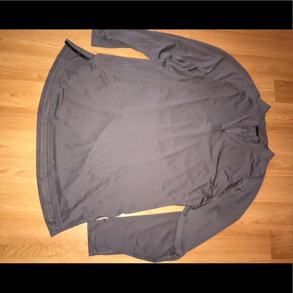 Light Grey Nike 1/4 zip